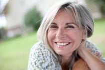 happy dental implant recipient